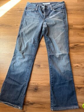 Joe's Jeans Women's Wide Leg Flare in Medium Blue Wash